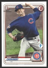 Burl Carraway #BD-25 2020 Bowman Draft 1st Edition Chicago Cubs