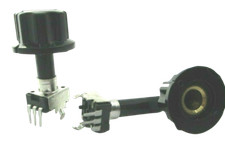 4pcs Linear Taper 500 Ohm Potentiometer 0.25" dia x 0.73" & Knobs, Guitars, Amps