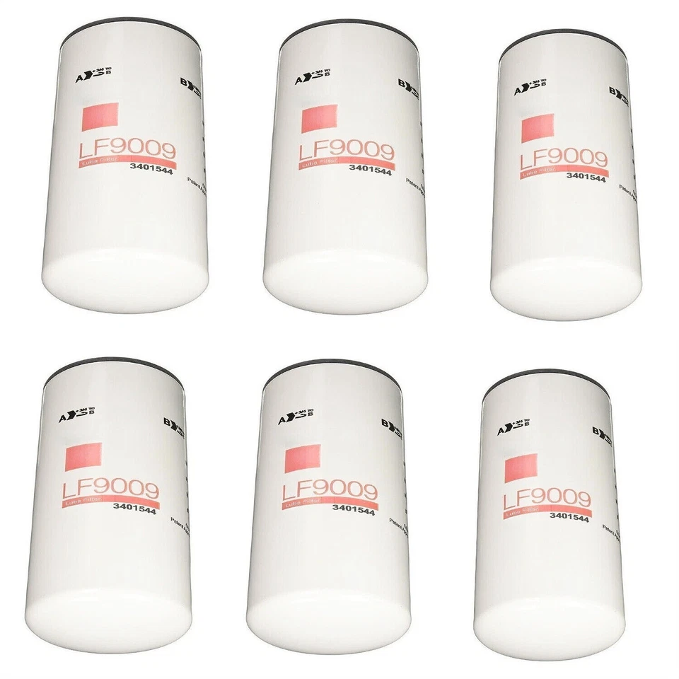 Oil Filter LF9009, for Cummins 3401544, pack of 6 US STOCK Foto 2 de 4