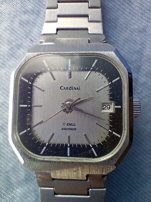 Vintage Polet Cardinal 23 jewels Soviet Automatic Watch USSR