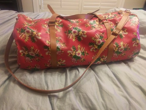 Kenzo Paris Boston Floral Duffle Bag 
