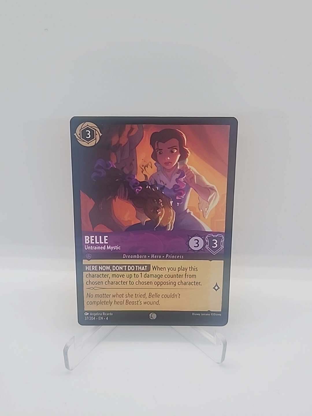 Disney Lorcana TCG Belle 37/204 Regular Common Ursula's Return NM