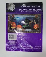 Halloween Creepy Pumpkin wall mural 42" x 72"