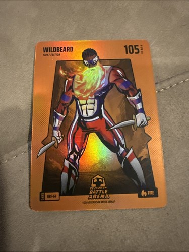 2024 Bo Jackson Battle Arena Wildbeard James Harden Orange Fire Battlefoil SP