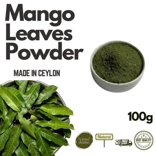 100 Organic Natural Dried Mango Leaves Powder For Tea From Ceylon