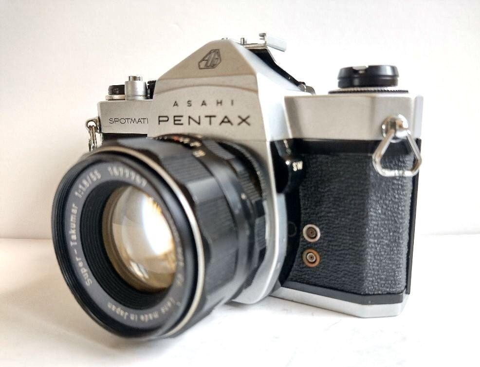 118 Pentax Spotmatic SP 35mm film camera Super Takumar 55mm