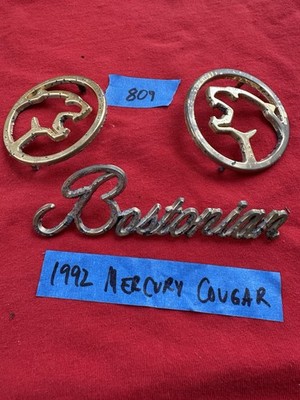 Mercury Cougar Bostonian Edition Emblems. Vintage. (809)