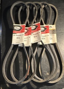 Gates Hi-PowerII B54 V-Belt IndustrialPower TransmissionBelt Model B54(5) New   