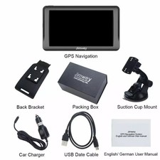 Unbenutzt Jimwey GPS Navigationsgerät für Auto 2024 LKW Navi 7 Zoll Navigation