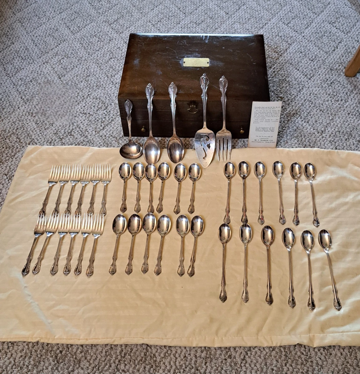 Rogers Bros Set Antique US Silver-Plated Flatware for sale | eBay