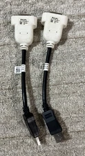 2 LOT BizLink 023NVR DisplayPort to DVI Video DP Display Port Adapter Cables