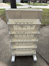 Plastic White Organizer Verticle Stackable (5 Inserts) Top - Paper clips, Pens