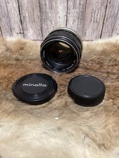 MINOLTA MC ROKKOR-PF 58mm f1.4 MC Mount Manual Prime Lens From JAPAN EUC w/Caps