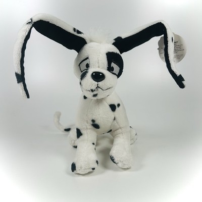 NWT Neopets 2004 Snap Creative Spotted Gelert Black & White Stuffed Animal Plush