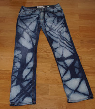 Herren O.N. Jeans Bleachers Batik Optik Punk & Grunge Style Unikat  Gr. W34 L34