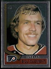 2001-02 Topps Chrome Bill Clement Rookie Reprints #6 Philadelphia Flyers