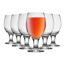 Misket Craft Beer Glasses - 400ml - Clear - Pack of 6