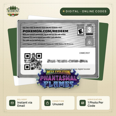 Pokemon TCG Live Online Codes   Phantasmal Flames   INSTANT DELIVERY
