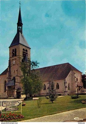 Postkarte - 10 - Vendeuvre sur Barse - Kirche - CPM - Neue Karte - siehe Sca