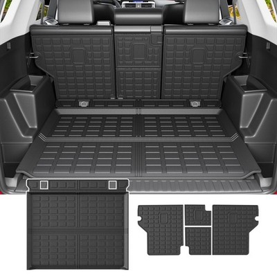 powoq Cargo Mat Compatible with 2010-2024 Toyota 4Runner Back Seat Protector ...