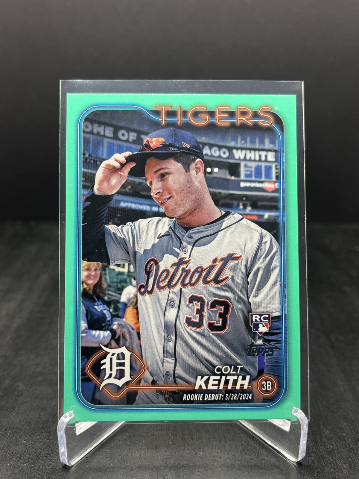 2024 Topps Update Series Baseball Colt Keith RC Rookie Aqua #US192