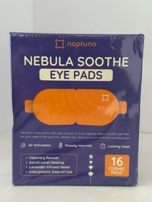 NAPTUNO NEBULA SOOTHE SELF WARMING LAVENDER EYE PADS NEW 16 COUNT