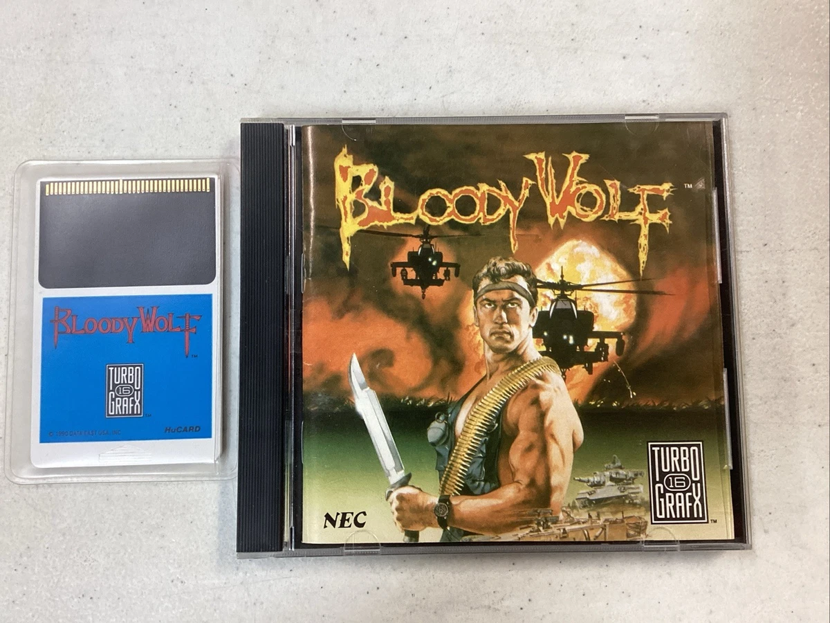 Ficha Técnica de Bloody Wolf para Nec TurboGrafx - PC-Engine | Museo