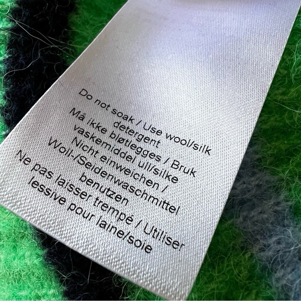 GANNI WOMENS MERINO WOOL AND ALPACA BERET KELLY GREEN NWOT GANNI WOMENS MERINO WOOL AND ALPACA BERET KELLY GREEN NWOT  main image 3