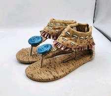 Disney Store Moana Niñas Talla 9/10 Disfraz Princesa Sandalias