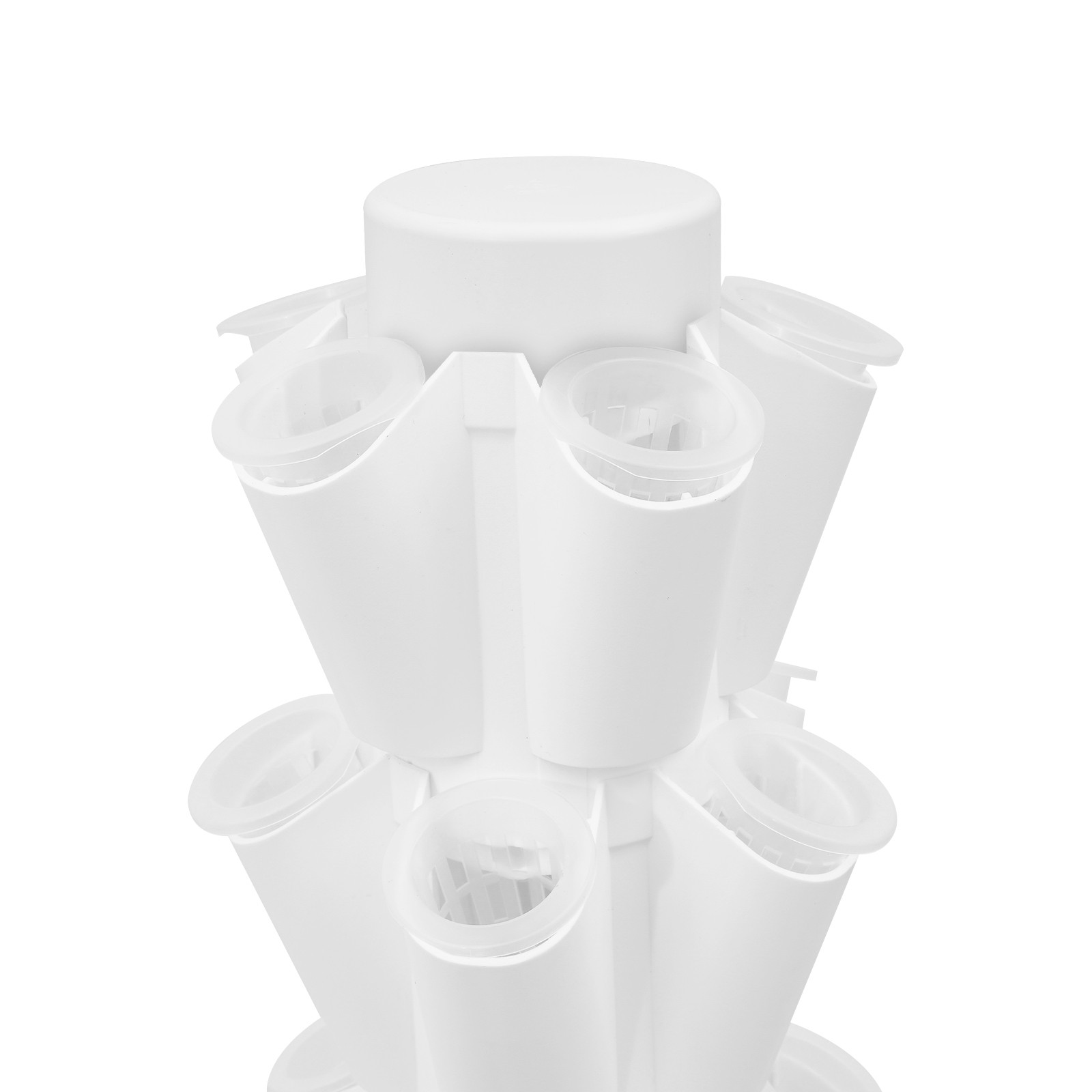 50-Hole Vertical Hydroponics Growing Kit Mobile Hydroponic Growing Kit 5 Tiers