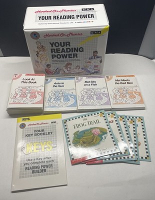 SRA 1992 Hooked On Phonics Your Reading Power 99% Complete No Writing Very Nice