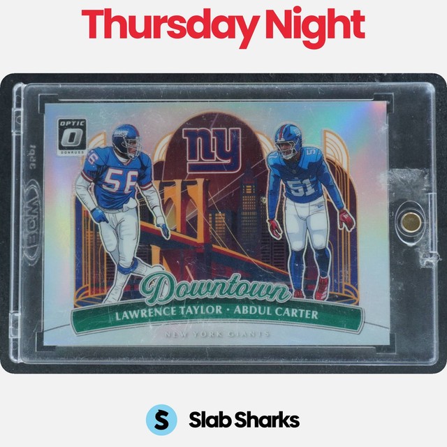 2025 Panini Donruss Optic #9 Abdul CARTER/LAWRENCE Taylor Downtown Duos RC