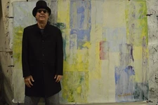 Mark Little Original Giant Profesional Painting 84”X62” (7 Foot) Abstract Modern