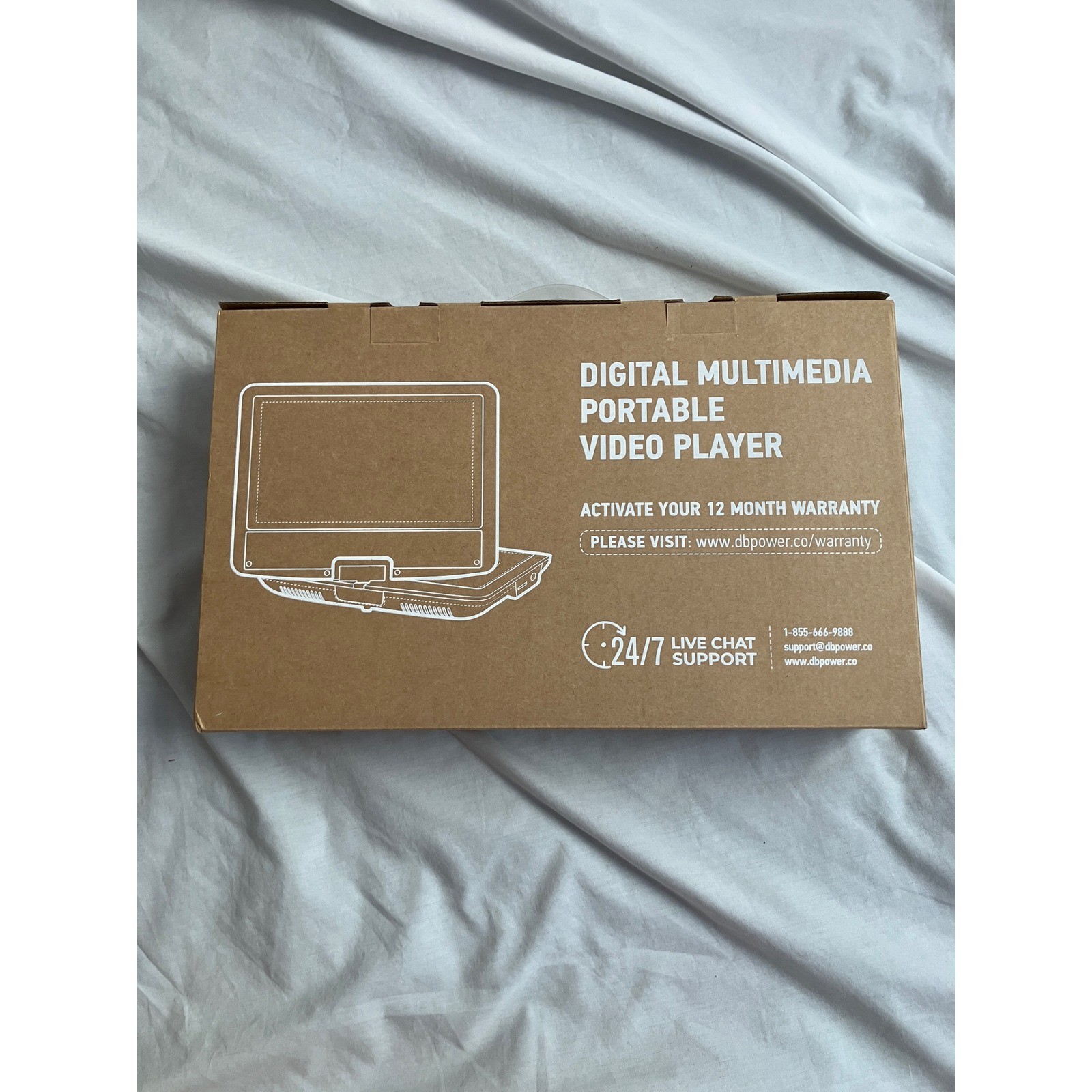 DBPOWER Portable Multimedia Video Player Digital Screen Car Travel Brand New