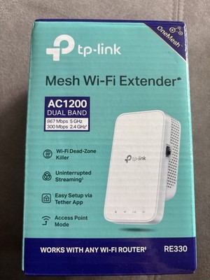 TP- link Mesh Wi-Fi Extender AC1200 Dual Band