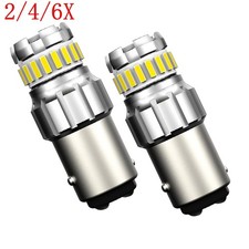 246x 1157 2057 Led Turn Signal Brake Reverse Parking Light Bulb 6500k White