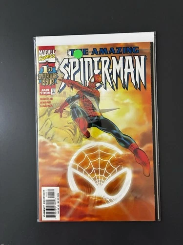 🎊 The Amazing Spider-Man #1 Sunburst Cover (Marvel Comics January 1999) NM