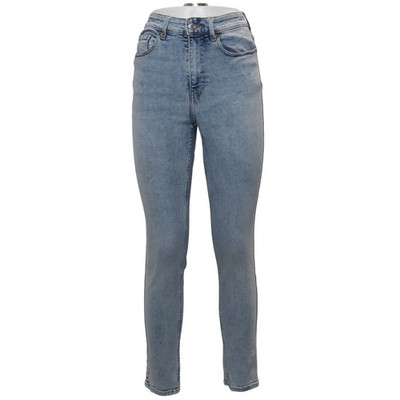 H&M, Jeans, Größe: 38, Blau, Baumwolle/Elasthan, Einfarbig, Denim, Damen #dGu