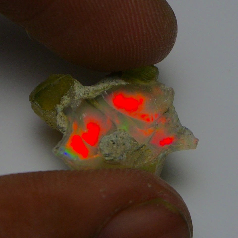 Natural Opal Rough 8.40 Cts Dry Ethiopian Opal Rough, Welo Opal Raw Fire Opal