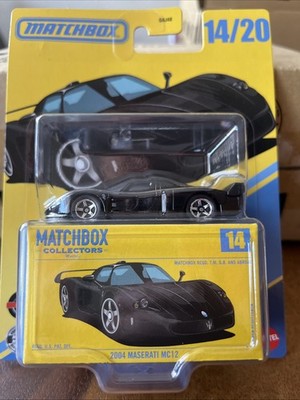 Matchbox Collectors 1420 2004 Maserati Mc12 Schwarz Premium Mattel Hot