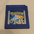 Pokemon Blue Version Nintendo Game Boy Authentic + Tested Battery w/ Guide +Case