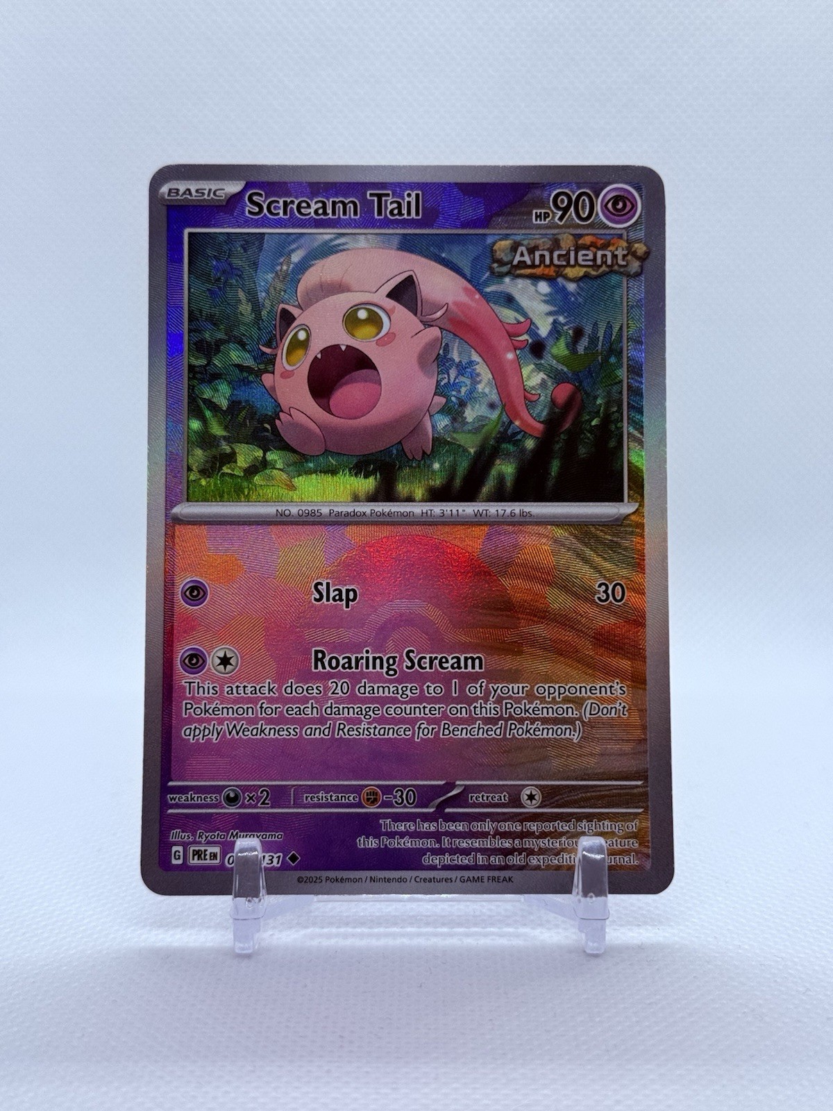 Scream Tail (Pokeball Holo) - 042/131 Prismatic Evolutions Near Mint