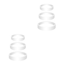 2 Pack Schwimmender Futterspender Aquariumzubehör Futterring Klein
