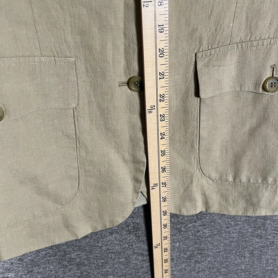 Винтажный женский блейзер Burberrys 38 средний лен сделано в Англии короткий рукав 90-е - Изображение 2 из 4