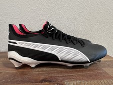 Puma King Ultimate FG/AG Soccer Cleats Black/White 107563-01 Men's Sz 9.5 NEW 