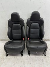 Chevrolet Corvette Leather Seats Black C6 05-13 Oem
