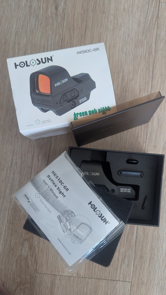 専用　　HOLOSUN HE510C-GR グリーン Holosun HE510C-GR Elite Solar Powered Circle Green Dot Sight