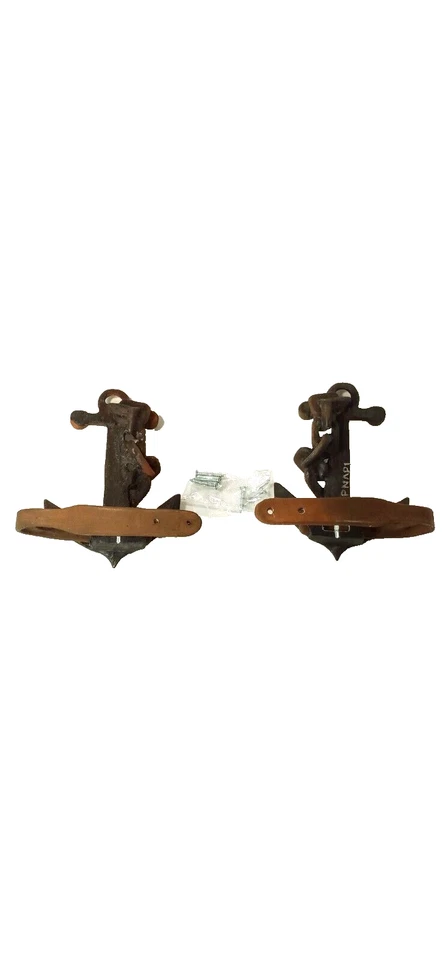 Sea weathered curtain boat anchor tie backs 1 set of 2 plus 4 screws - Image 3 of 4