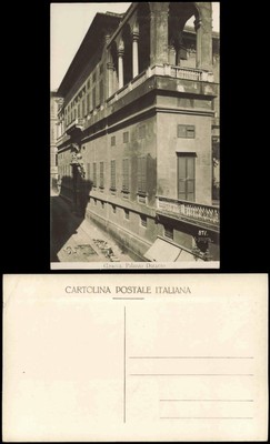Cartoline Genua Genova (Zena) Straßen Partie am Palazzo Durazzo 1930