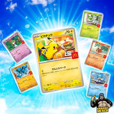 SEALED Pack - Pikachu 020/M-P + 1 Other Promo - McDonald's 2025